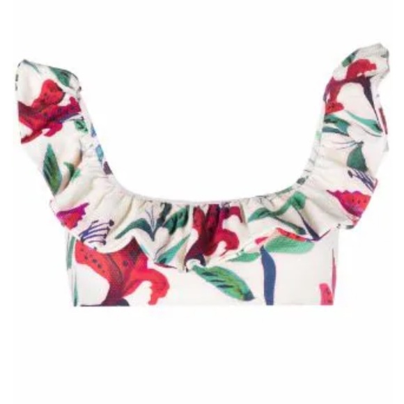 La DoubleJ
ruffle-trim floral-print top - Picture 1 of 5